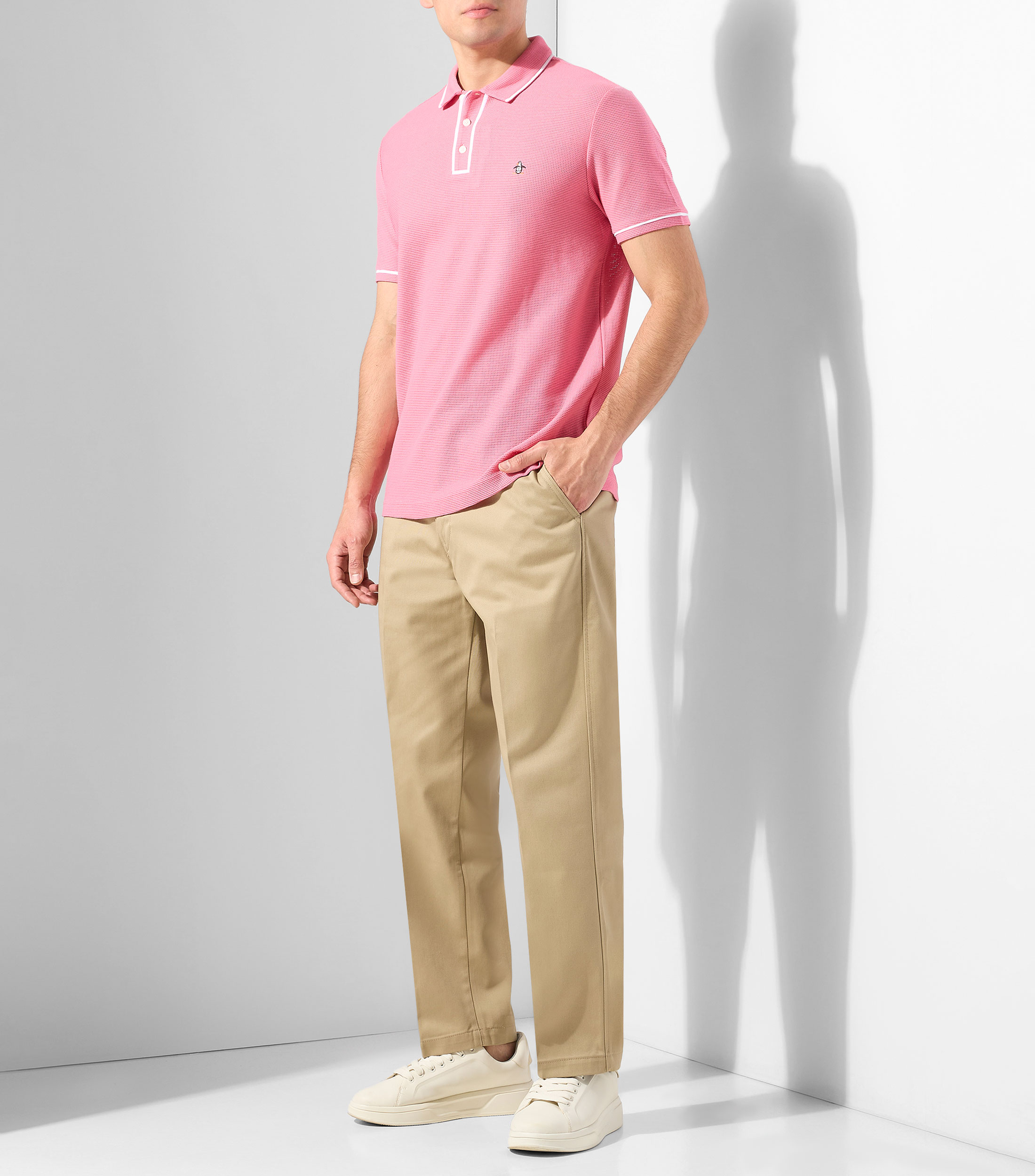 Playera tipo polo manga corta fantasía Hombre